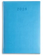 Kalendarze - KALENDARZ książkowy A4 terminarz DZIENNY 2025 BŁĘKITNY Tury planer DUŻY - miniaturka - grafika 1