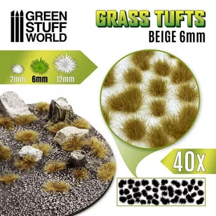 Green Stuff World: Beżowe Kępki Trawy    6Mm - Akcesoria i części modelarskie - miniaturka - grafika 1