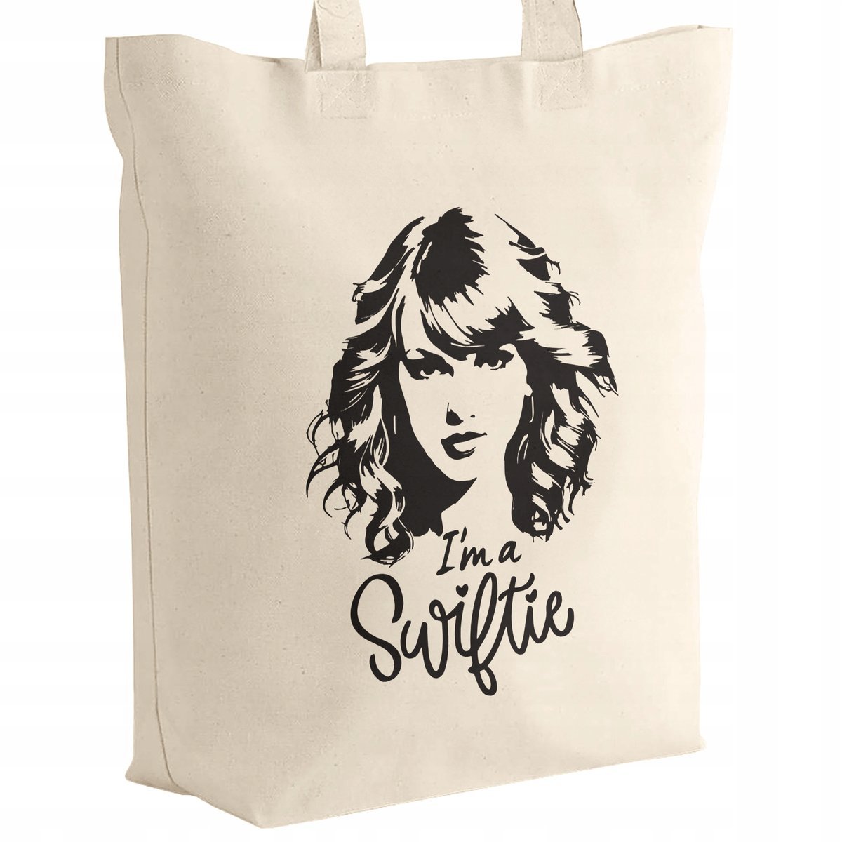 Torba bawełniana z dnem na zakupy 42x38x10 Taylor Swift Swiftie