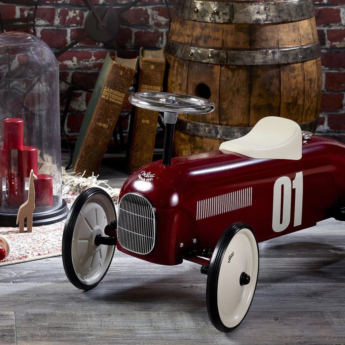 Vilac Jeździk retro Violet dla dzieci od 18mc metalowy