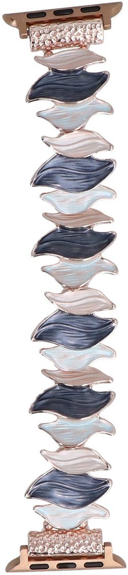 GlacierX bransoleta do smartwatcha Gleam Kiss Stretch Bracelet Ocean Blush do Apple Watch 38/40/41mm Niebiesko-Różowa