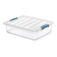 Pudła i pojemniki do przechowywania - Plastikowy pojemnik z pokrywką – Domopak - miniaturka - grafika 1