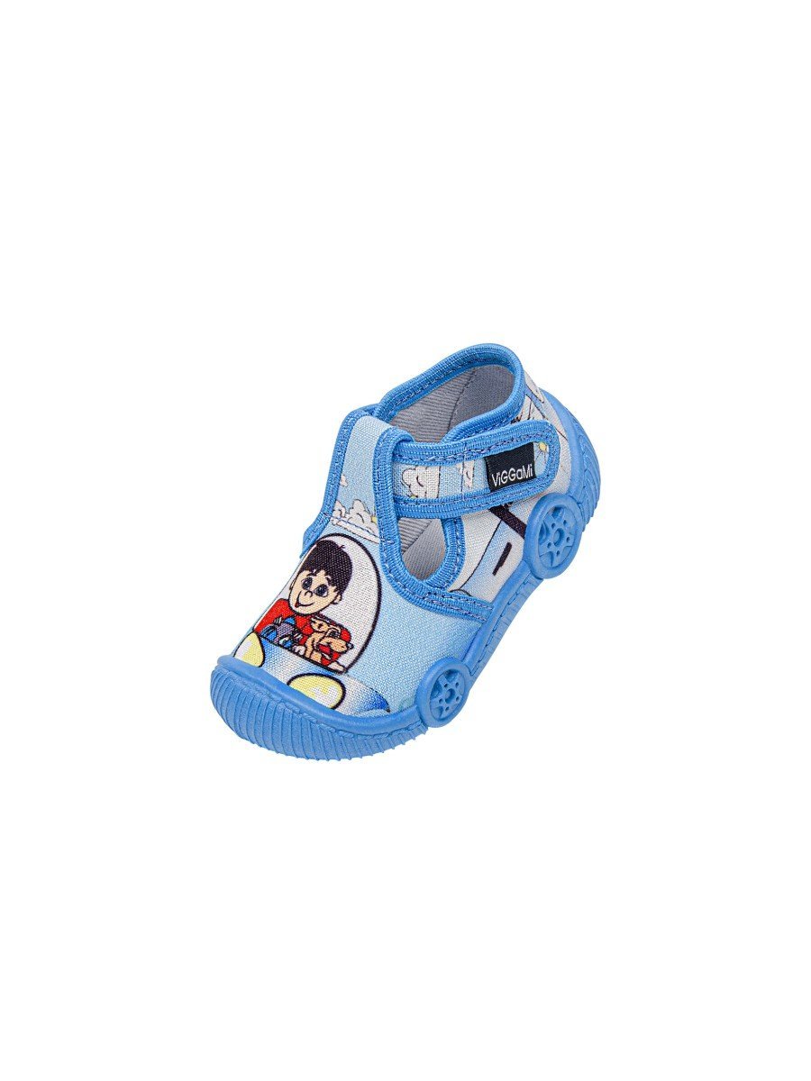 Dziewczęce kapcie z morskim nadrukiem różowe Befado