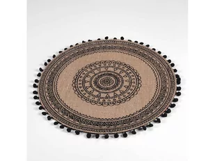 Douceur PODKŁADKA TASSEL - Renata CZARNA ŚR. 38 3574387904031 - Obrusy i serwetki - miniaturka - grafika 1