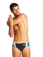 Kąpielówki męskie - Arena Kąpielówki "Threefold" w kolorze czarnym - miniaturka - grafika 1