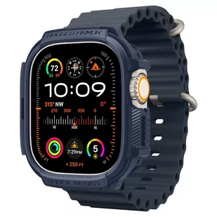 Etui Spigen Rugged Armor Apple Watch Ultra 1/2 49mm Navy Blue - Etui i futerały do telefonów - miniaturka - grafika 4
