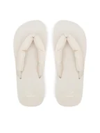 Klapki i japonki damskie - Calvin Klein Jeans Japonki Beach Sandal Flatform Ttxr Satin YW0YW01723 Beżowy - miniaturka - grafika 1