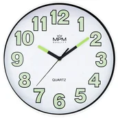Zegary - Zegar ścienny MPM Quality E01.4185.00 fi 30 cm Lume - miniaturka - grafika 1