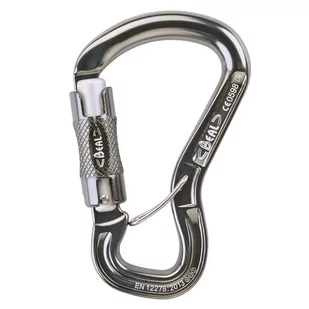 Beal Orient Express Bi Matic Carabiner, grey 2021 Karabinki zakręcane BMCLOE2 - Sprzęt wspinaczkowy - miniaturka - grafika 1