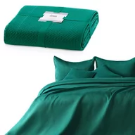 Narzuty - AmeliaHome narzuta na łóżko CARMEN zielona 200x220 - miniaturka - grafika 1