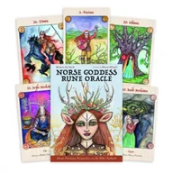 Ezoteryka - Norse Goddess Rune Oracle, karty do wróżenia - miniaturka - grafika 1