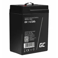 Baterie do zasilaczy awaryjnych UPS - Green Cell akumulator żelowy AGM 6V 4.5Ah AGM02 4,5Ah - miniaturka - grafika 1