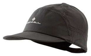 RONHILL czapka do biegania z daszkiem SUN CAP all black - Czapki i chusty sportowe męskie - miniaturka - grafika 1