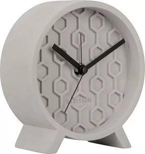 Budzik Honeycomb szary - Zegary - miniaturka - grafika 1