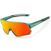 Okulary sportowe - Okulary rowerowe ROCKBROS 14110009002 Zielony - miniaturka - grafika 1