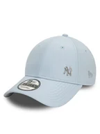 Czapki męskie - New Era Czapka z daszkiem New York Yankees Flawless 9Forty 60595162 Błękitny - miniaturka - grafika 1