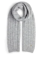 Apaszki i szaliki damskie - Tommy Hilfiger Damski szalik z zawartością alpaki Kobiety Sztuczne włókno szary marmurkowy, ONE SIZE - miniaturka - grafika 1