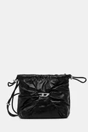 Torebki damskie - Diesel torebka skórzana SCRUNCH-D SCRUNCH-D kolor czarny X10325.P1003 - miniaturka - grafika 1