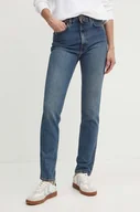 Spodnie damskie - Pepe Jeans jeansy SLIM JEANS UHW damskie kolor granatowy PL204590HW7 - miniaturka - grafika 1