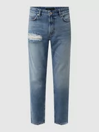 Spodnie męskie - Jeansy o kroju straight fit z bawełny model ‘Patna’ - miniaturka - grafika 1