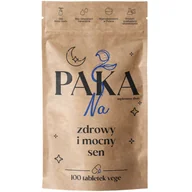 Układ nerwowy - Medso PaKaNa Zdrowy mocny sen Melatonina + Ashwagandha, 100 tabletek - miniaturka - grafika 1