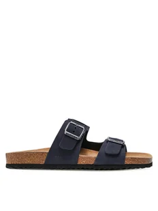 Geox Klapki U Sandal Ghita B U159VB 00032 C4002 Granatowy - Klapki i japonki męskie - miniaturka - grafika 1