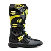 Buty motocyklowe - Buty Sidi Flame Dziecięce Czarny/Limonkowy/Szary42 - miniaturka - grafika 1