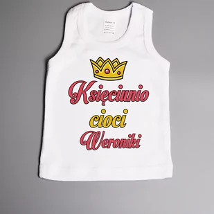 Księciunio cioci (imię) - koszulka na ramiączkach - Body dla niemowląt - miniaturka - grafika 1