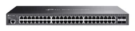 Switche - TP-Link Omada SG5452X łącza sieciowe Zarządzany L3 Gigabit Ethernet (10/100/1000) Czarny SG5452X - miniaturka - grafika 1