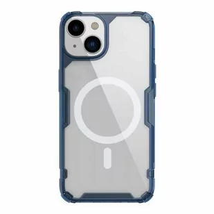 Nillkin Nature Pro Magnetic Case etui iPhone 14 magnetyczny pokrowiec MagSafe niebieski - Etui i futerały do telefonów - miniaturka - grafika 1