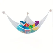 Inne - TEMU Trwała, duża hamaka na pluszowe zabawki, wisząca w rogu hamaka do przechowywania zabawek, sypialnia, , akademik, odpowiednia do przechowywania w - miniaturka - grafika 1