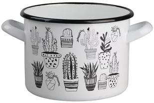 Altom CACTUS WHITE GARNEK PROSTY 3,6L ŚR.18CM WYS.14CM BIAŁY 5907522830038 - Garnki - miniaturka - grafika 1