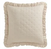 Narzuty - Poszewka dekoracyjna 45x45 ozdobna Molly kremowa - miniaturka - grafika 1