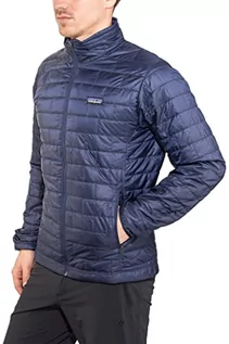 Kurtki męskie - Patagonia Nano Puff Jacket Men Classic Navy 2018 kurtka funkcyjna, niebieski, xl - grafika 1