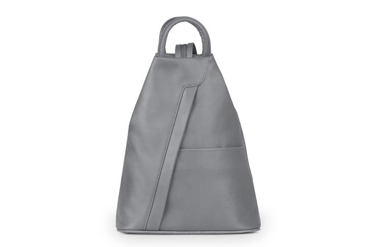 Plecak Skórzany Vera Pelle Piramide Antracyt