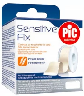 Pic Sensitivefix ,plaster Jedwabny 2,5cm X5m, 1 Szt. - Apteczki i materiały opatrunkowe - miniaturka - grafika 1