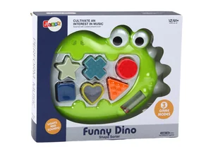 Sorter Dinozaur Sensoryczny Grający Melodie Układanka Dla Najmłodszych - Zabawki interaktywne dla dzieci - miniaturka - grafika 4