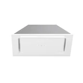 Okapy kuchenne - Toflesz Linea Glass 80 Biały - miniaturka - grafika 1