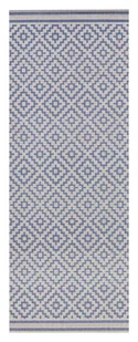 bougari W-& Outdoor dywan Diament Niebieski kremowy | 102464 102464-80x150 - Dywany - miniaturka - grafika 1