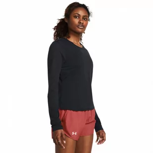Damski longsleeve do biegania Under Armour UA Launch Ls - czarny - UNDER ARMOUR - Koszulki sportowe damskie - miniaturka - grafika 1