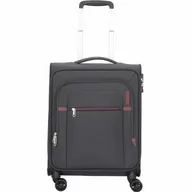 Walizki - American Tourister Crosstrack Walizka kabinowa na 4 kółkach 55 cm grey/red 133189-2645 - miniaturka - grafika 1