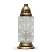 Lampiony i znicze - Znicz 13 x 36 cm 75 h 230 g złoty - miniaturka - grafika 1