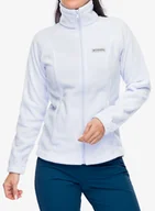 Bluzy sportowe damskie - Bluza damska bez kaptura Columbia Benton Springs FZ - snowdrift - miniaturka - grafika 1