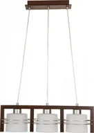 Lampy sufitowe - Sigma CARLO 3 zwis Wenge - Żyrandol/lampa wisząca 3x E27 (max 60W) 7004 - miniaturka - grafika 1