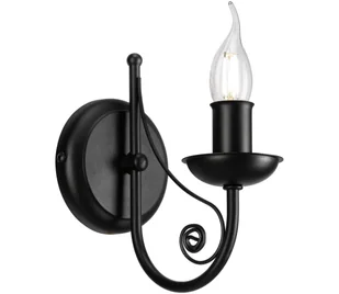 Kinkiet DONATO 1xE14/40W/230V czarny - Lampy ścienne - miniaturka - grafika 1