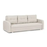 Sofy i kanapy - Kanapa sofa 3 os z funkcją spania BERLIN beżowa - miniaturka - grafika 1