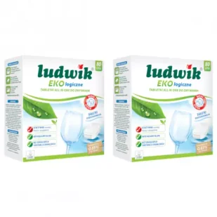 Ludwik Ekologiczne tabletki all in one do zmywarek Zestaw 2 x 80 szt. - Środki do zmywarek - miniaturka - grafika 1
