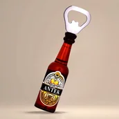 Korkociągi i otwieracze - Magnes Butelka Otwieracz Imienny Piwo 4 - miniaturka - grafika 1
