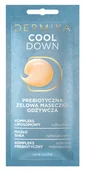Maseczki do twarzy - Dermika Cool Down prebiotyczna żelowa maseczka piękności 10ml - miniaturka - grafika 1
