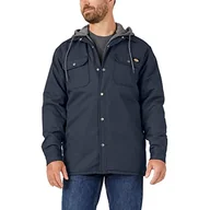 Kurtki męskie - Dickies Męska kurtka polarowa z kapturem kaczka koszula kurtka z hydroshield narzędzie robocze odzież wierzchnia, Ciemnogranatowy, XL - miniaturka - grafika 1
